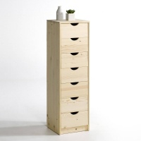 Шифоньер Или шкаф с семью ящиками Crawley единый размер бежевый LA REDOUTE INTERIEURS  фото, kupilegko.ru